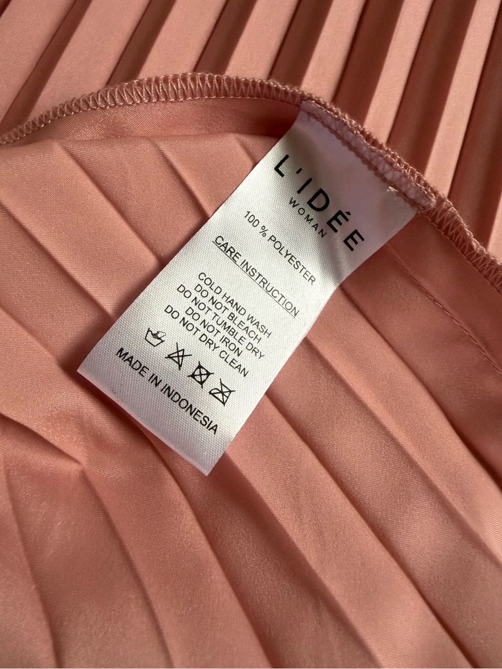 Pleated Halter Maxi Dress in Dusty Pink - Picture 9 of 9
